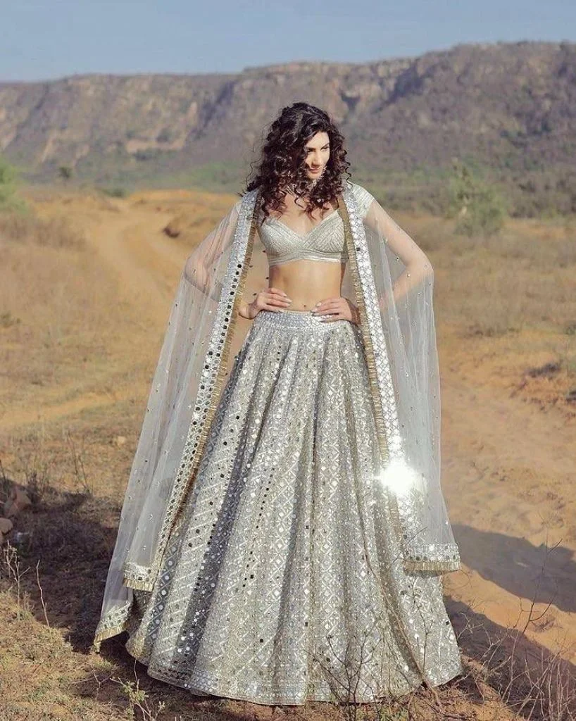 Mirror Work Lehenga